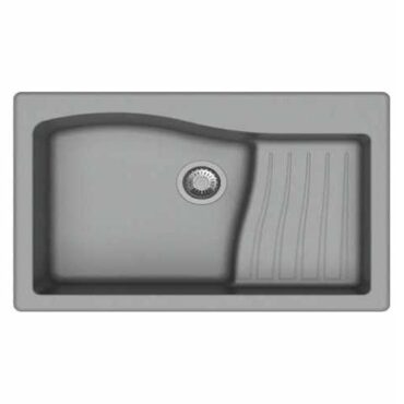 Carysil Swan New Ascend Quartz Sink D100 Granite Metallic Croma