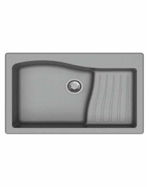 Carysil Swan New Ascend Quartz Sink D100 Granite Metallic Croma