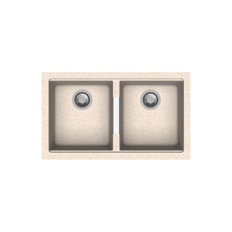 Carysil Waltz 3322 Quartz Sink N200 Granite Cornflakes