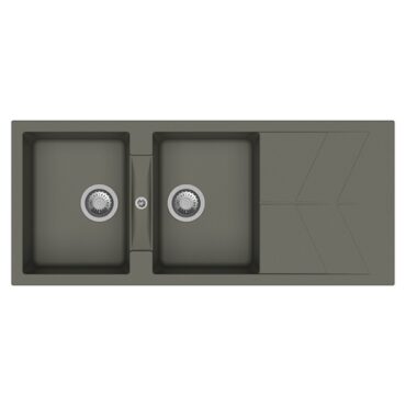 Carysil Jazz Quartz Sink D200 - Granite Concrete