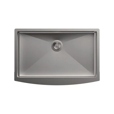 Carysil Stainless Steel Appron Sink (1mm) 33x22x9 (Radius)