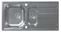 Carysil Stainless Steel Monopress Sinks (0.6mm) KD150