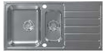 Carysil Stainless Steel Monopress Sinks (0.7mm) SD150