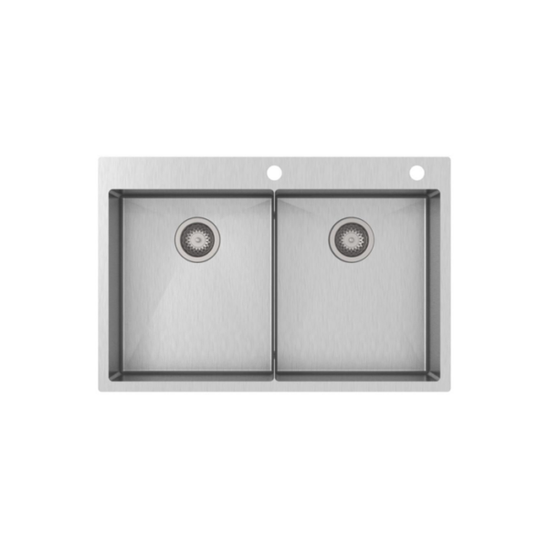 Carysil Stainless Steel Sink American Design Double Bowl (1mm) 33x22x10