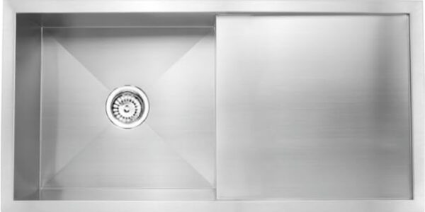 Carysil Stainless Steel Sink Quadro Single Bowl With Drainer (1mm) 45x20x9