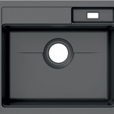 Carysil Workstation Quartz Sink Bella Ciao Deep Black with Accessories