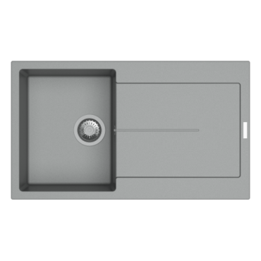 Carysil Enigma Quartz Sink D100 Granite Metallic Croma