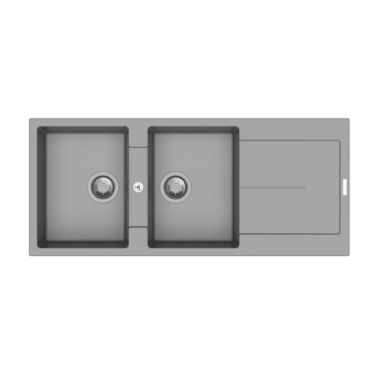 Carysil Enigma Quartz Sink N200 Granite Metallic Croma