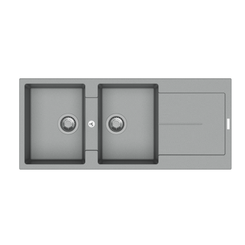 Carysil Enigma Quartz Sink N200 Granite Metallic Croma