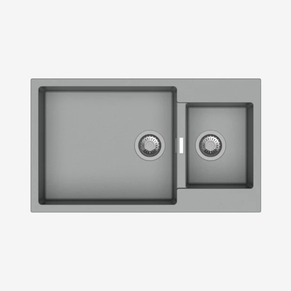 Carysil Enigma Quartz Sink N200 Granite Metallic Croma