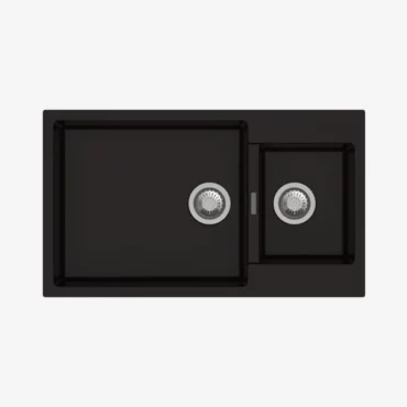 Carysil Enigma Quartz Sink N200 Granite Metallic Espresso