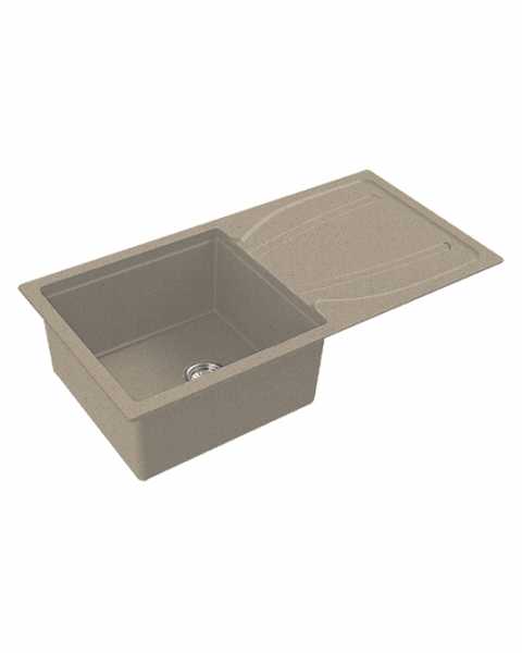 Franke Eurostone 611-86 (Coffee) SINGLE BOWL WITH DRAINBOARD