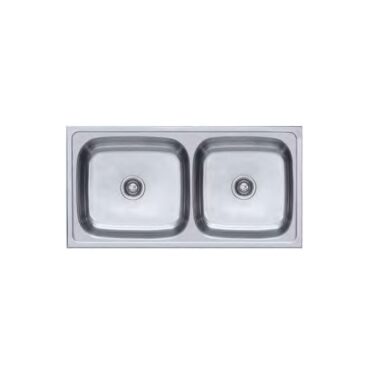 Franke Stainless Steel Sink DOUBLE BOWL WITHOUT DRAIN BOARD 620X Omni (36X20X7) Satin Finish