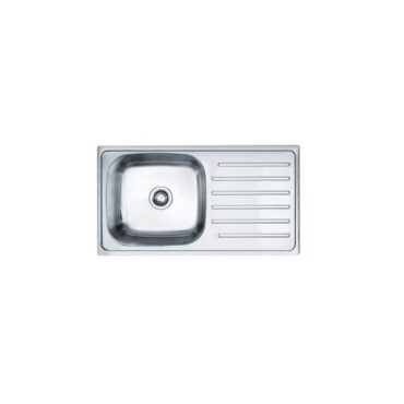 Franke Stainless Steel Sink SINGLE BOWL WITH DRAINBOARD 611X Omni (36X20X8) Satin Finish