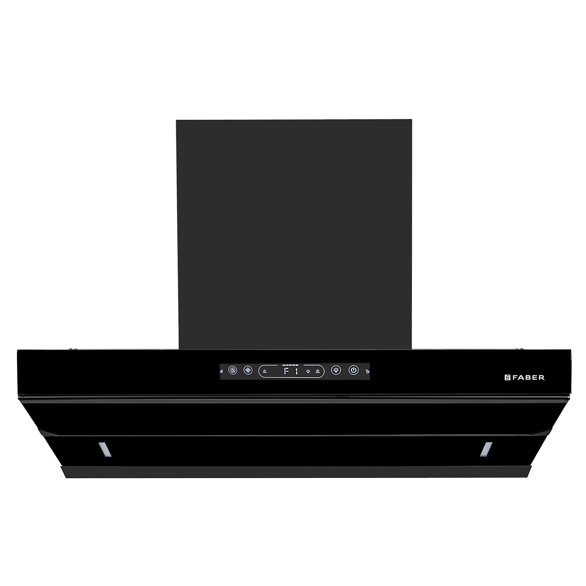 Faber Semi Slant Chimney HOOD ALPINE FL HC BK 90