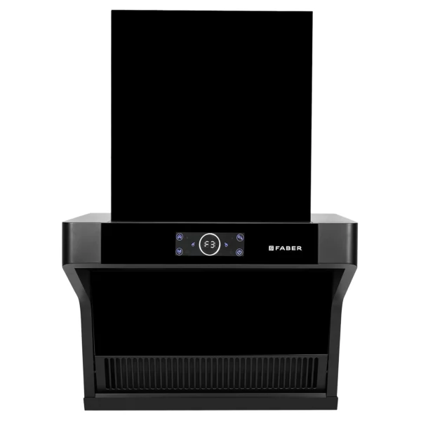 Faber Semi Slant Chimney HOOD COSMIC FL HC BK 60