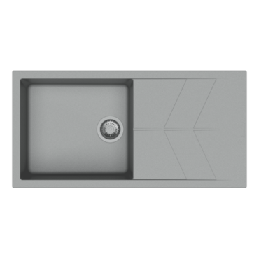 Carysil Jazz Quartz Sink D100 - Metallic Croma