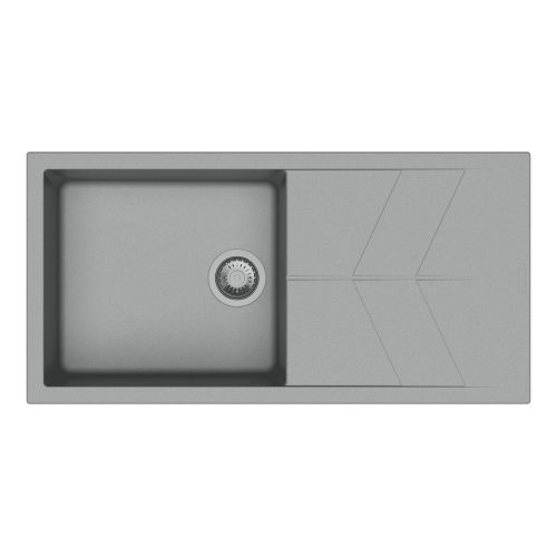 Carysil Jazz Quartz Sink D100 - Metallic Croma