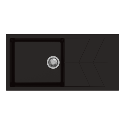 Carysil Jazz Quartz Sink D100 - Metallic Espresso