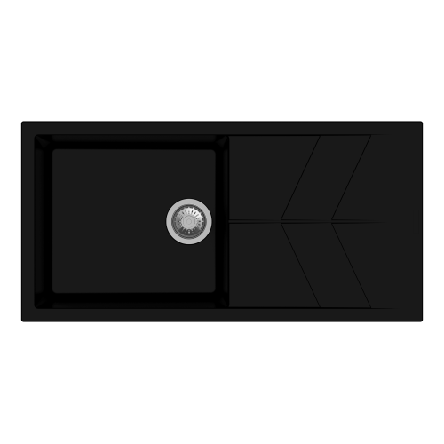 Carysil Jazz Quartz Sink D100 - Metallic Nera