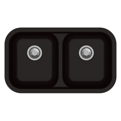 Carysil Jumbo Bowl Quartz Sink N200 Granite Metallic Espresso