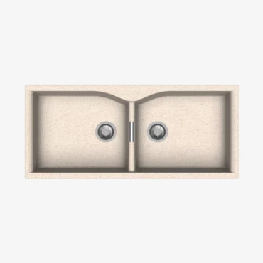 Carysil Largo Quartz Sink 4520 Granite Cornflakes