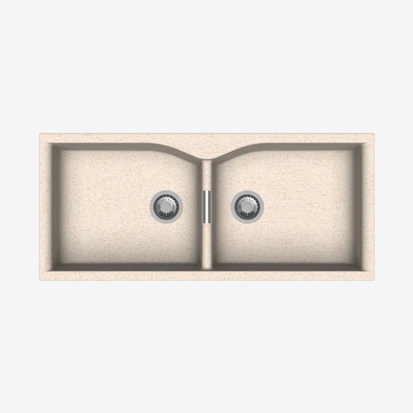 Carysil Largo Quartz Sink 4520 Granite Cornflakes