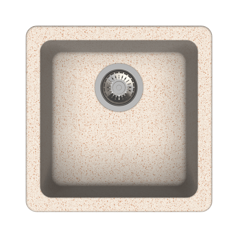 NEO SALSA_Cornflakes Carysil Single Bowl Quartz Sink Neo Salsa Granite Cornflakes