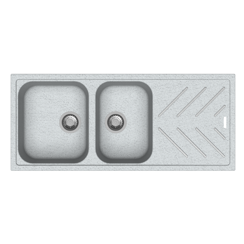 New Beethoven D200_Crater-800x800 Carysil New Beethoven with Steel Inlays Quartz Sink D200 Granite Crater