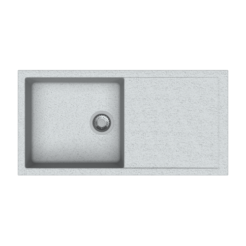 Carysil Polo Quartz Sink D100L Dotted Granite Crater
