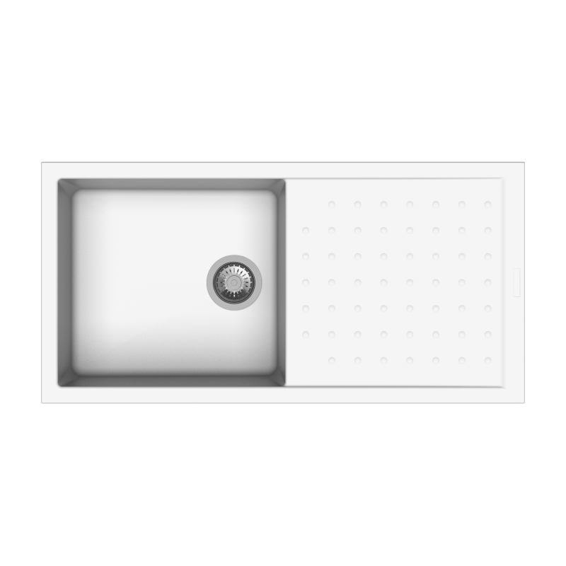 Carysil Polo Quartz Sink D100L Dotted Granite Snova