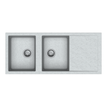 Carysil Polo Quartz Sink D200 Dotted Granite Crater