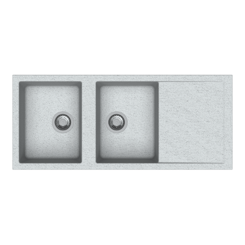 Carysil Polo Quartz Sink D200 Dotted Granite Crater