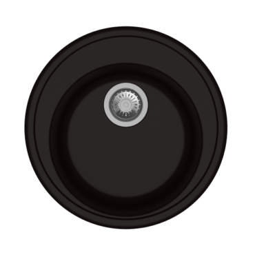 Carysil Single Bowl Quartz Sink Rock Granite Metallic Espresso
