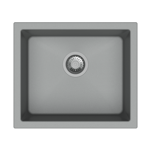 Carysil Salsa Single Bowl Kitchen Sink Granite Metallic Croma