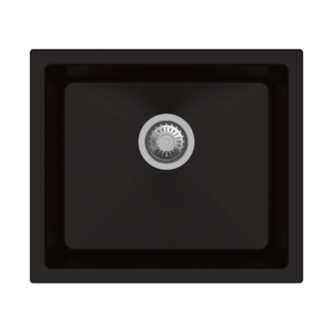 Carysil Salsa Single Bowl Kitchen Sink Granite Metallic Espresso