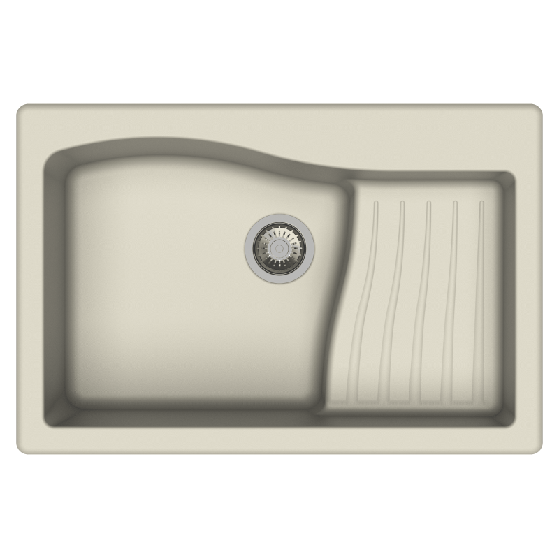 Carysil Swan New Ascend Quartz Sink D100 Granite Champagne