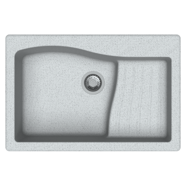 Carysil Swan New Ascend Quartz Sink D100 Granite Crater