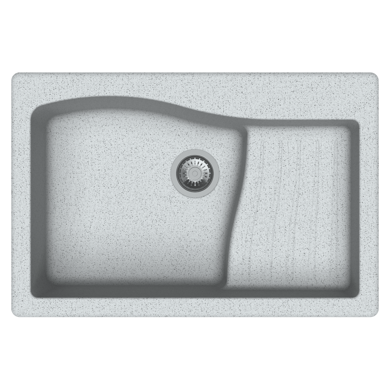 Carysil Swan New Ascend Quartz Sink D100 Granite Crater