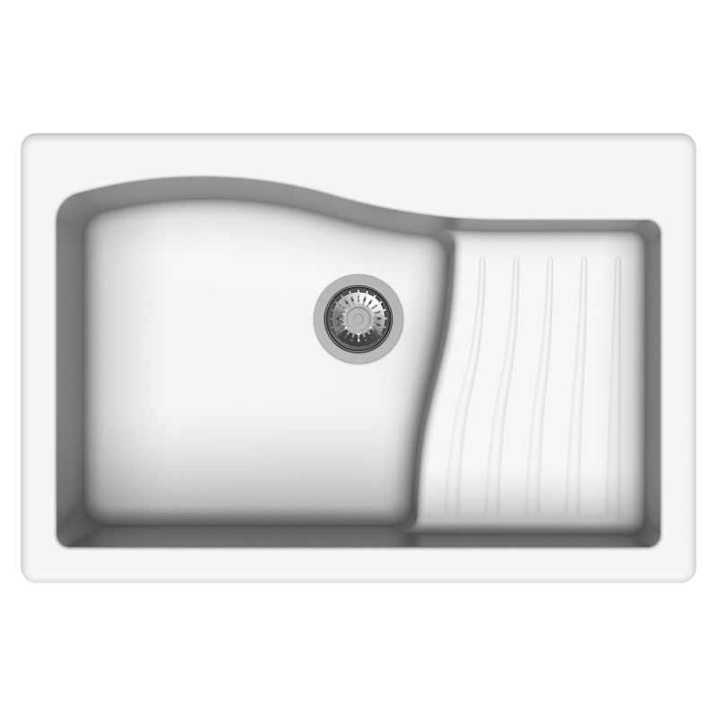 Carysil Swan New Ascend Quartz Sink D100 Granite Snova