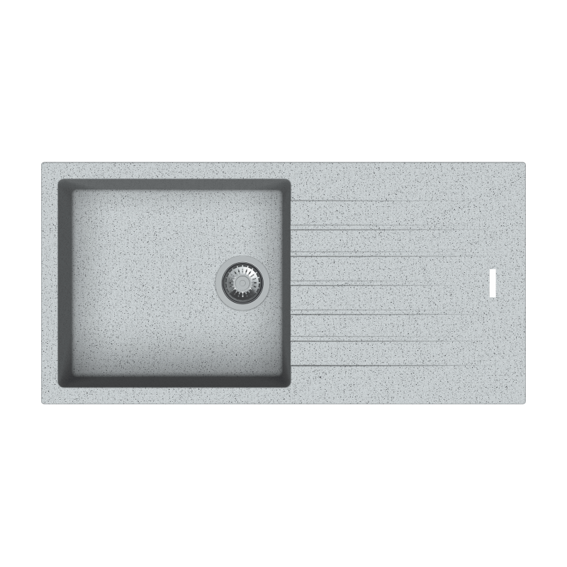 Carysil Tip Toe Quartz Sink D100L Granite Crater