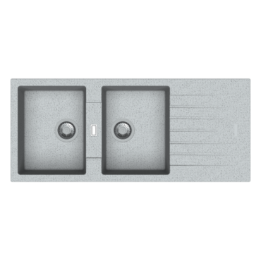 Carysil Tip Toe Quartz Sink D200 Granite Crater
