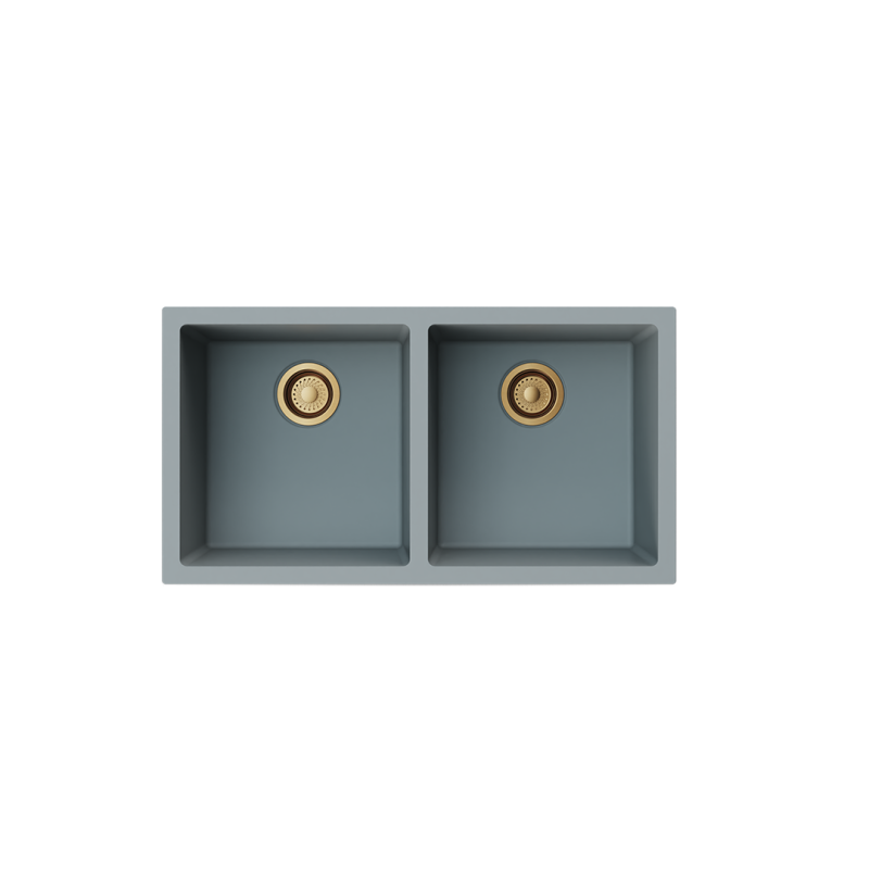 TOP view - CGDB 3318-850 croma.5849-800x800 Carysil Smart Series Quartz Sink CGDB 3318-850 Granite Metallic Croma