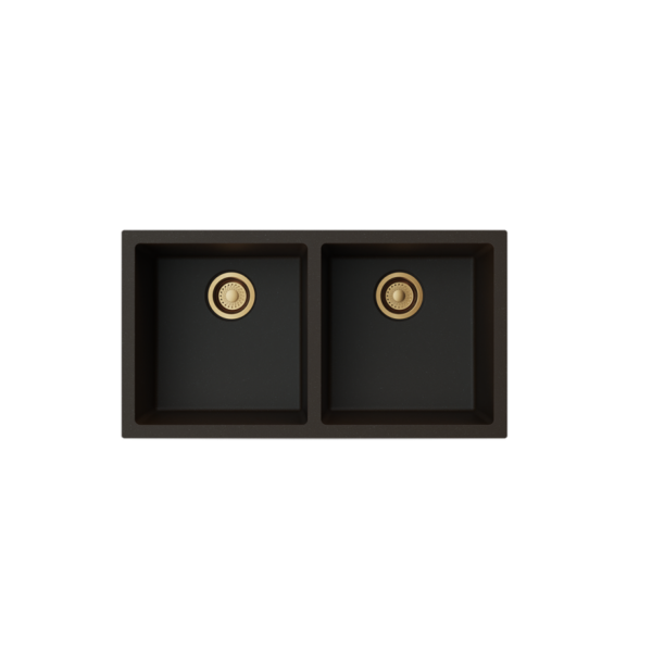 Carysil Smart Series Quartz Sink CGDB 3318-850 Granite Metallic Nera