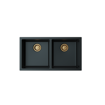 Carysil Smart Series Quartz Sink CGDB 3318-850 Granite Metallic Espresso