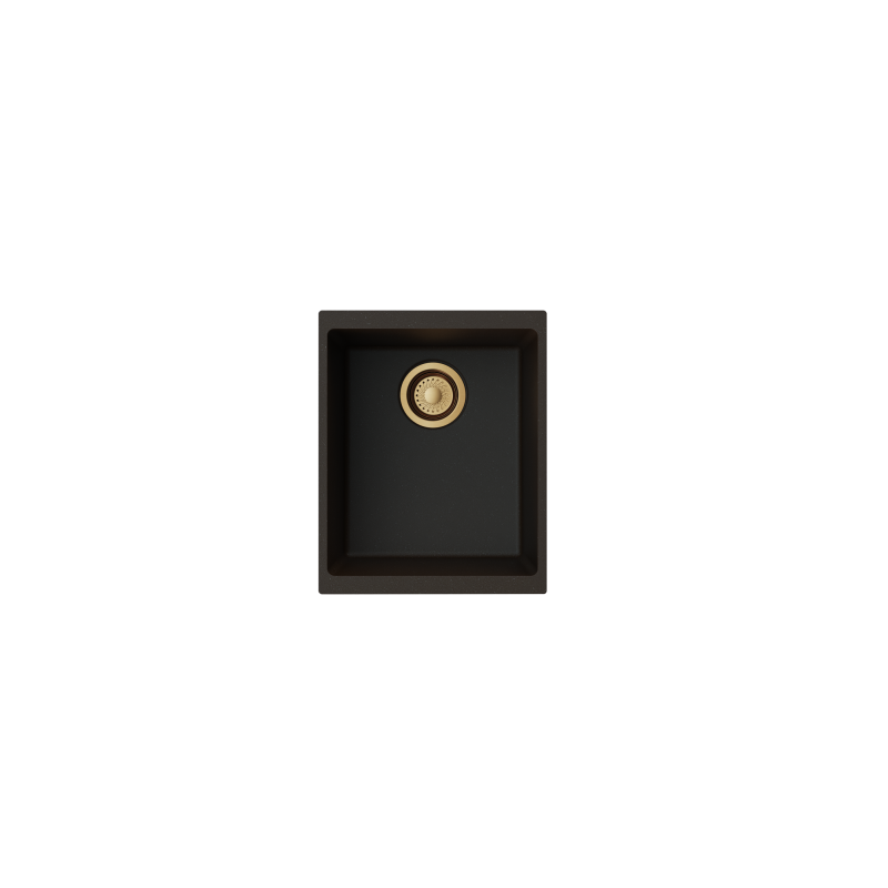 TOP view - SM 370 espreso.5860-800x800 Carysil Smart Series Quartz Sink SM-370 Granite Metallic Espresso