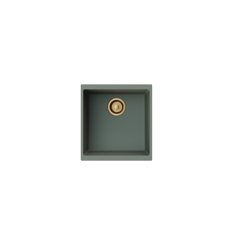 TOP view - SM 430 concrete.5824-800x800 Carysil Smart Series Quartz Sink SM-430 Granite Concrete