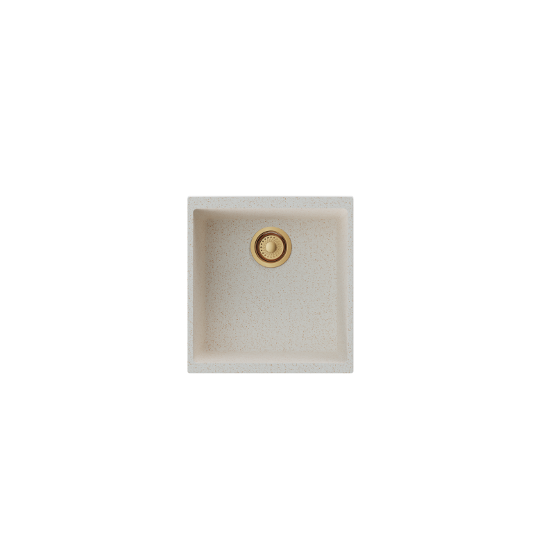 TOP view - SM 430 conrflex.5841-800x800 Carysil Smart Series Quartz Sink SM-430 Granite Cornflakes