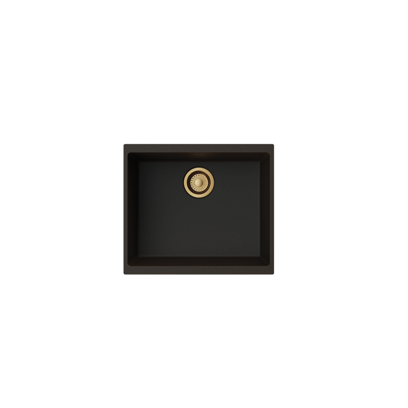 TOP view - SM 530 espreso.5862-800x800 Carysil Smart Series Quartz Sink SM-530 Granite Metallic Espresso