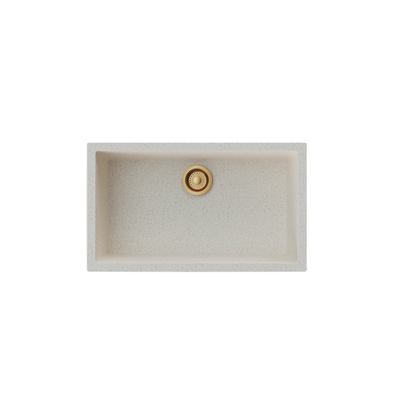 TOP view - SM XL 780 conrflex.5843-800x800 Carysil Smart Series Quartz Sink XL-780 Granite Cornflakes